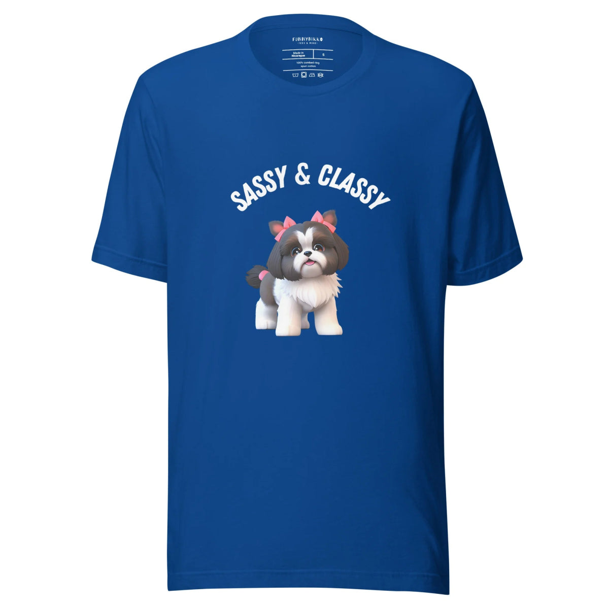 Sassy & Classy Shih Tzu Staple T-Shirt - Funny Nikko