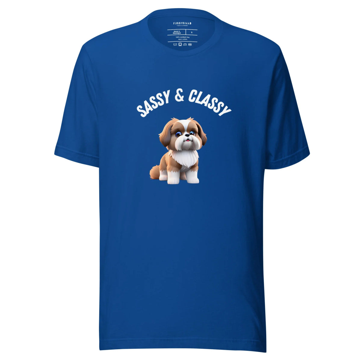 Sassy & Classy Shih Tzu Staple T-Shirt - Funny Nikko