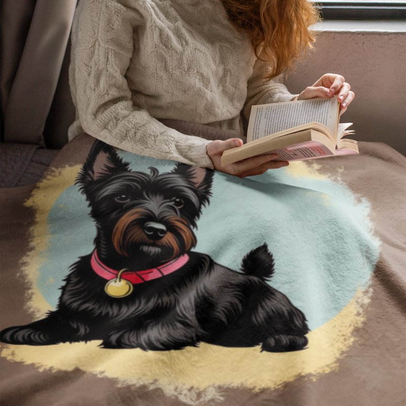 Scottie on a Beach Blanket - Funny Nikko