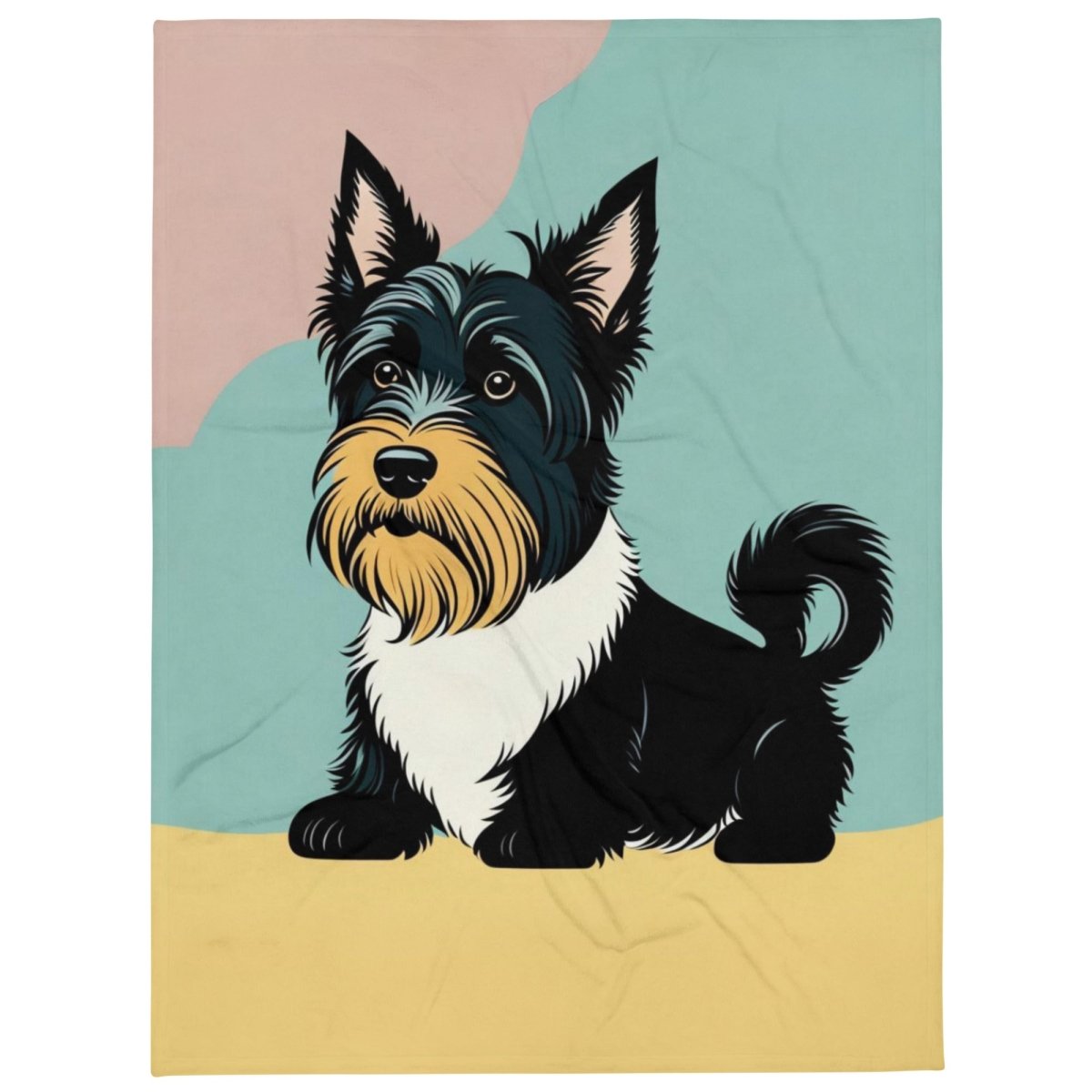 Scottie Throw Blanket - Funny Nikko