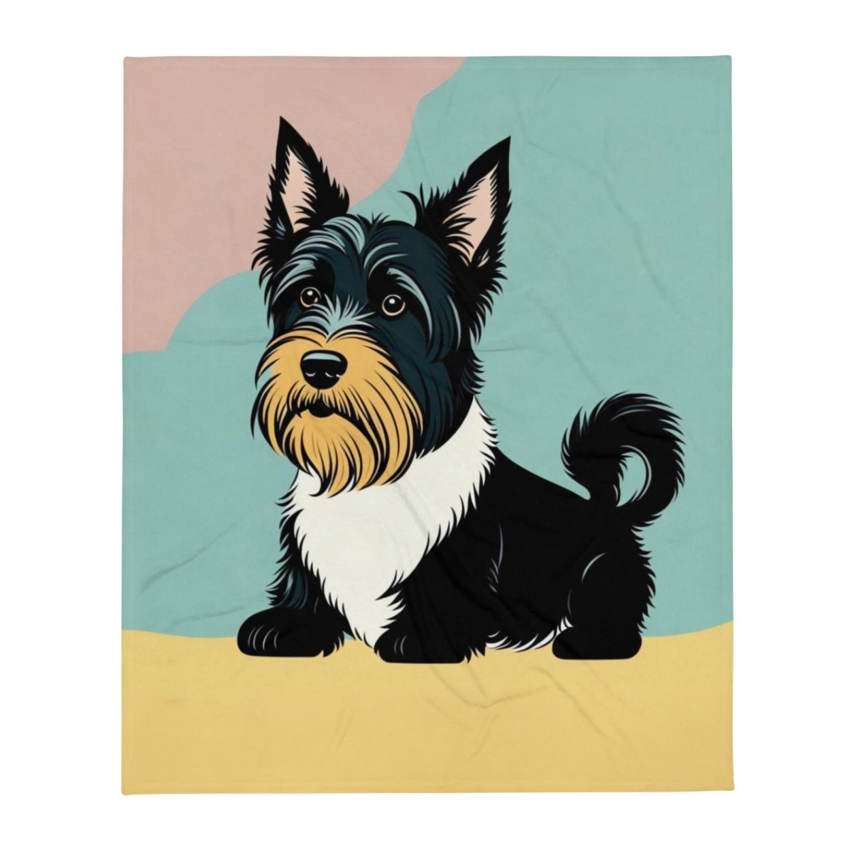 Scottie Throw Blanket - Funny Nikko