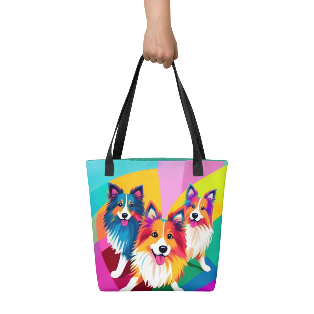 Sheltie Party Tote Bag - Funny Nikko