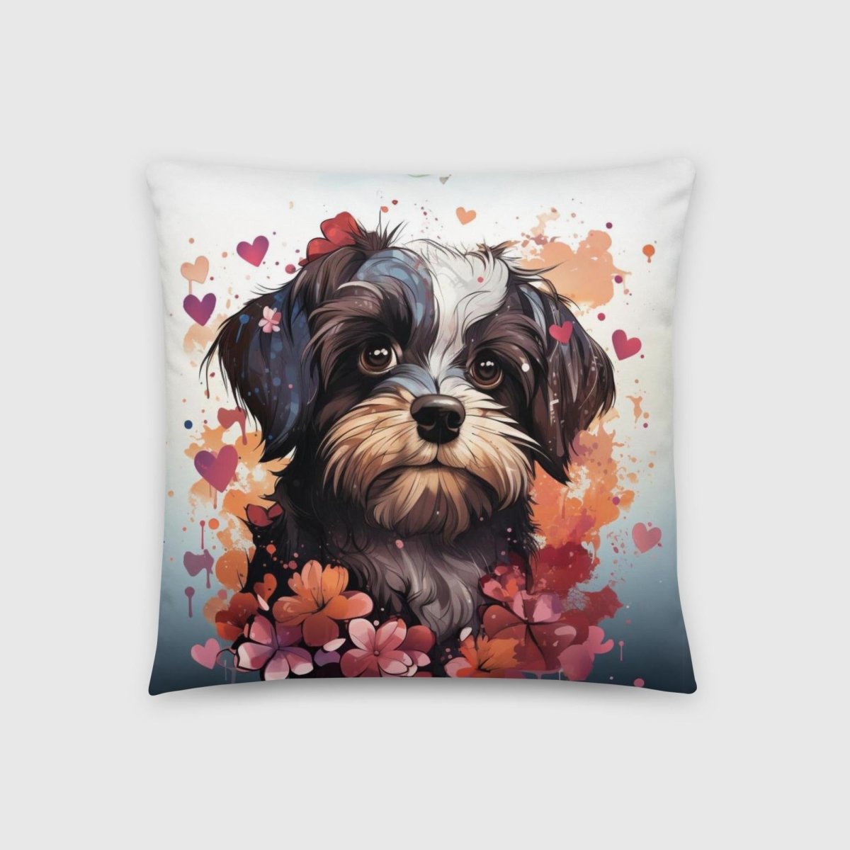 Shih Tzu Adorable Love Eyes Throw Pillow - Funny Nikko