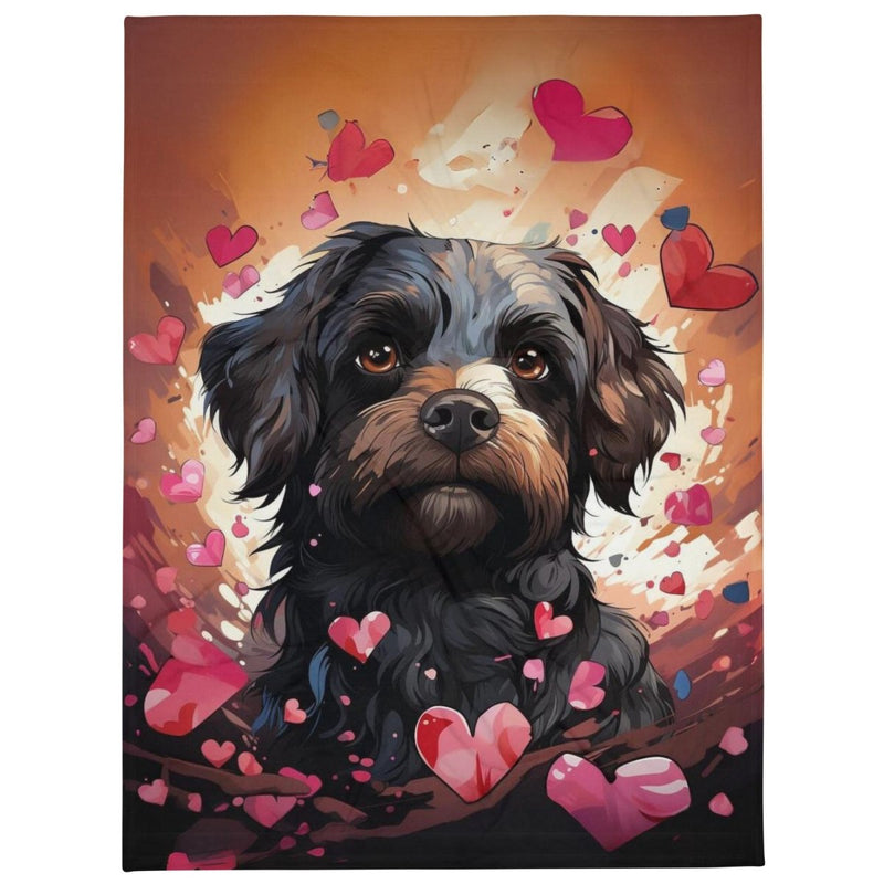 Shih Tzu Love Storm Throw Blanket - Funny Nikko