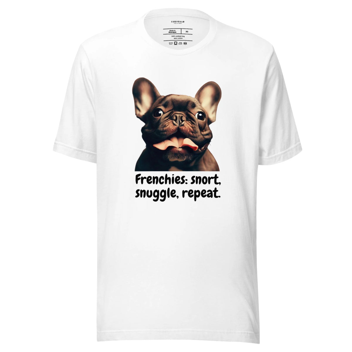 Snort, Snuggle, Repeat Staple T-Shirt - Funny Nikko