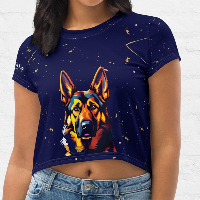 Starry GSD Crop Top - Funny Nikko