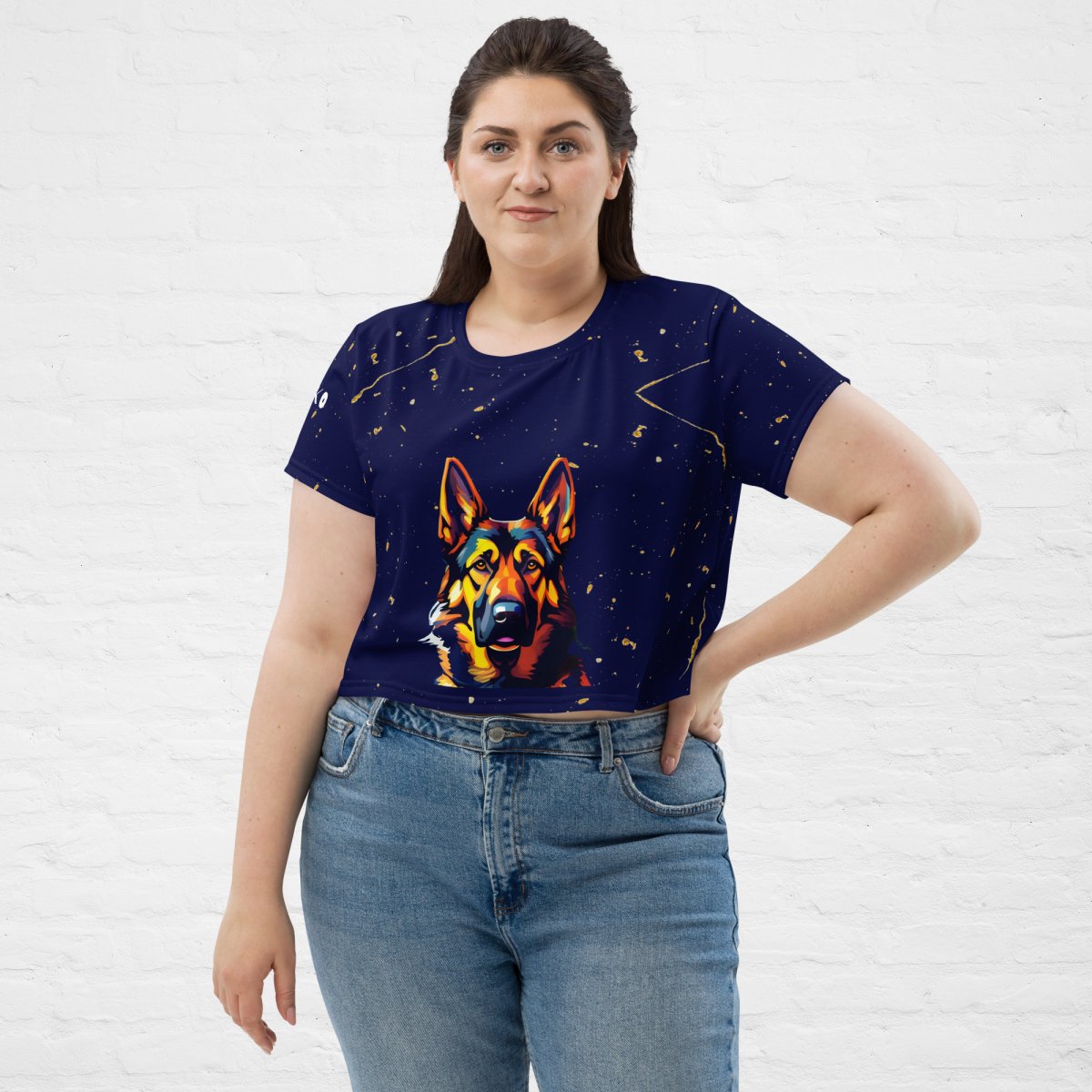 Starry GSD Crop Top - Funny Nikko