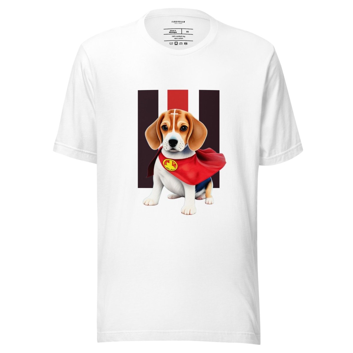 Super Beagle Staple T-Shirt - Funny Nikko