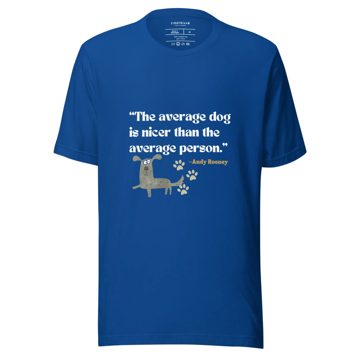 The Average Dog Staple T-Shirt - Funny Nikko