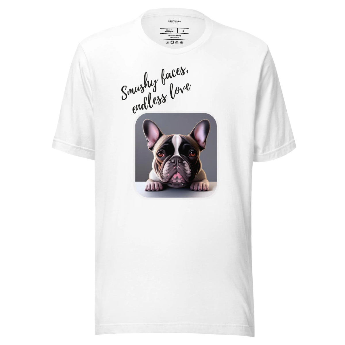 The Frenchie Love Fest Staple T-Shirt - Funny Nikko