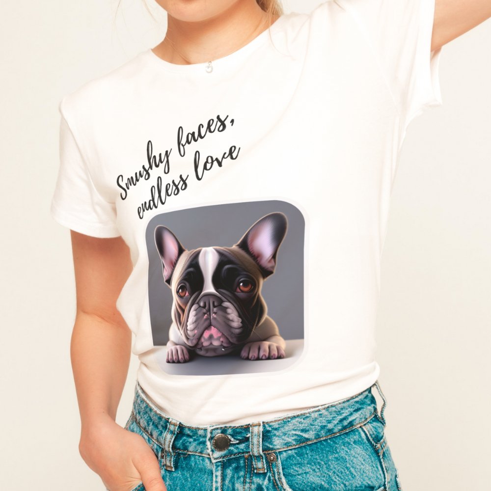 The Frenchie Love Fest Staple T-Shirt - Funny Nikko