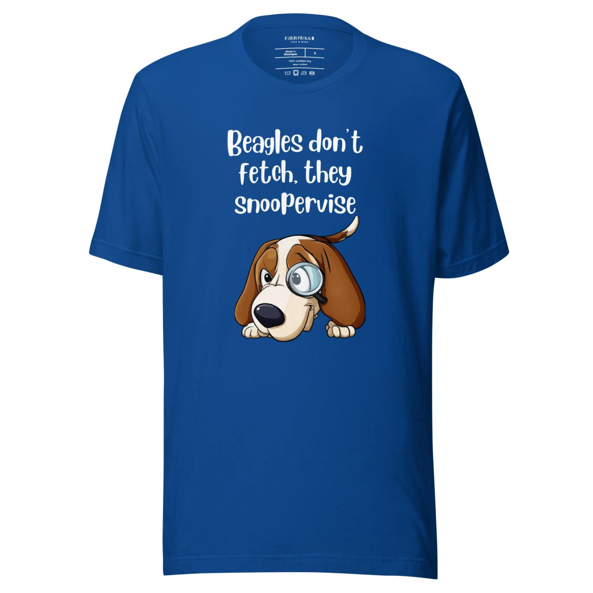 The Snoopervisor Staple T-Shirt - Funny Nikko