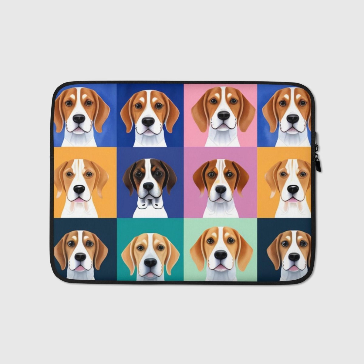 Twelve Beagles Laptop Sleeve - Funny Nikko