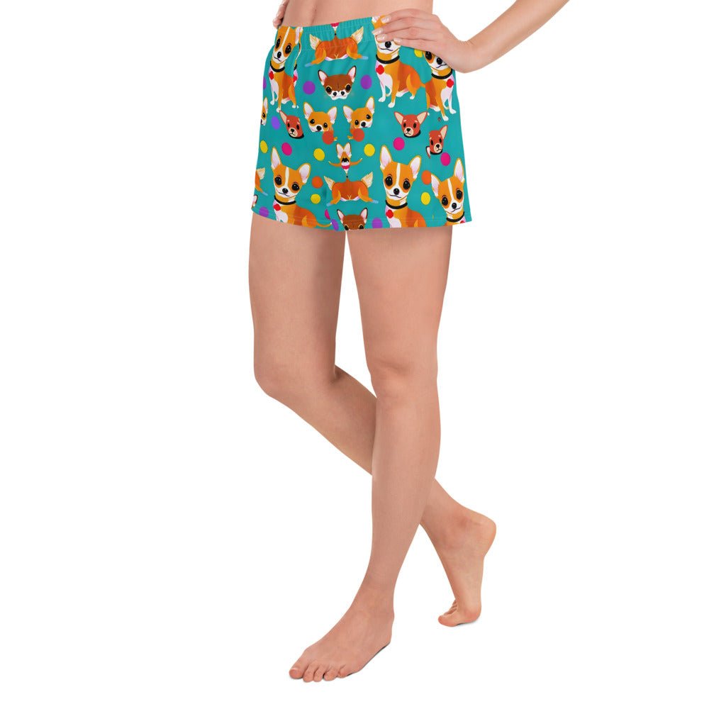 Vibrant Chihuahua Shorts - Funny Nikko