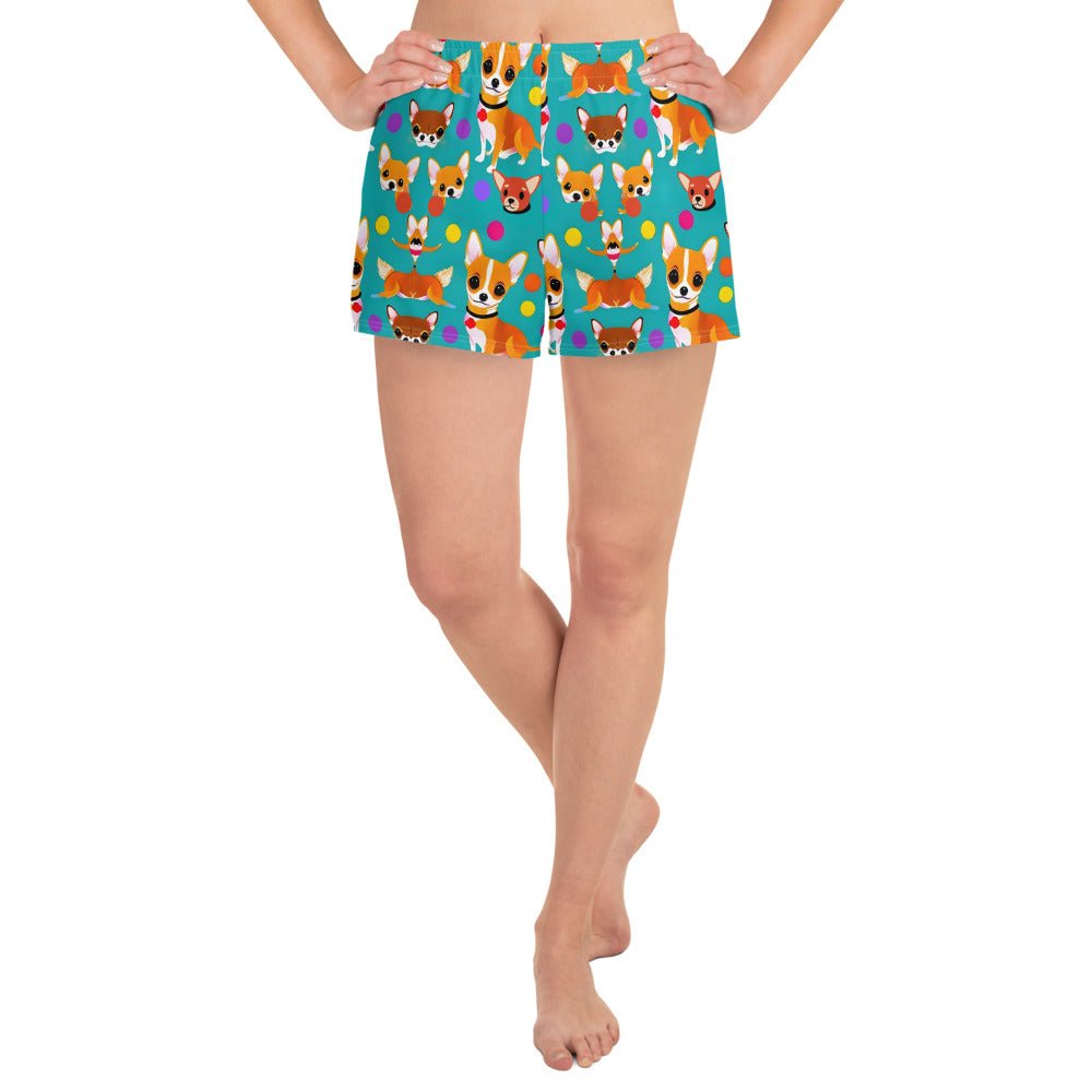 Vibrant Chihuahua Shorts - Funny Nikko