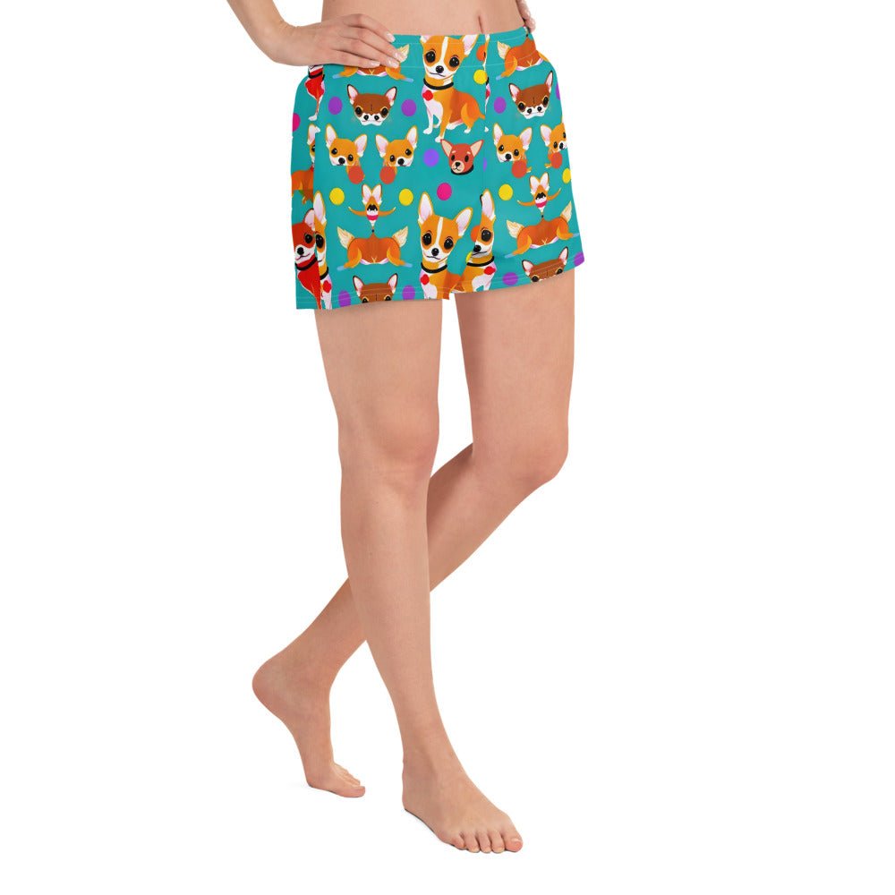 Vibrant Chihuahua Shorts - Funny Nikko