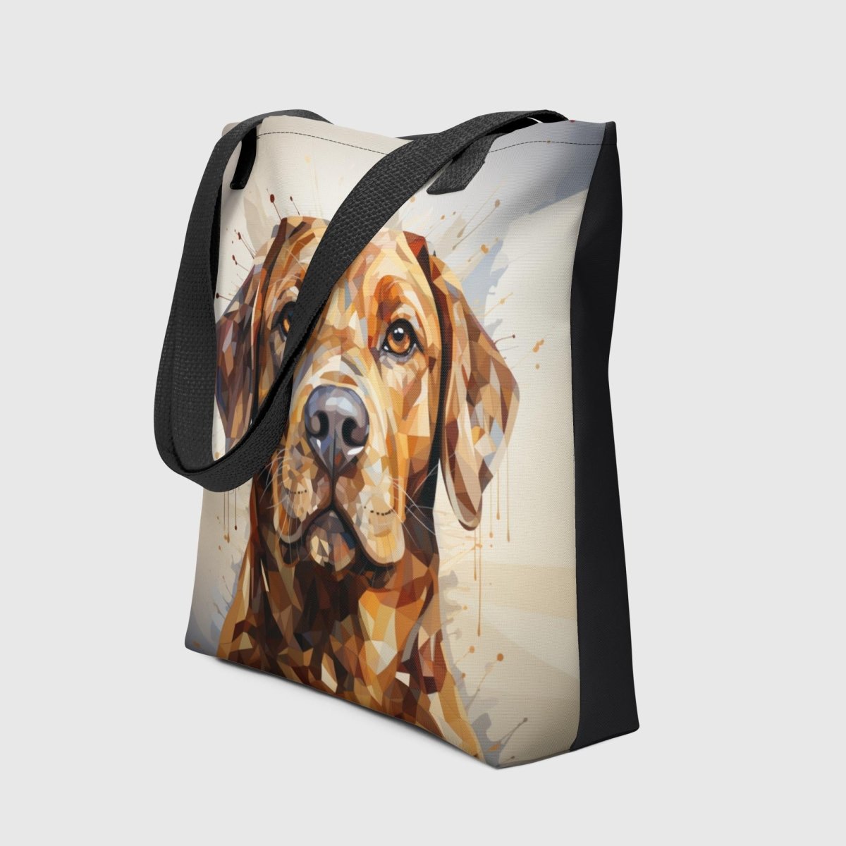 White Lab Portrait Tote Bag - Funny Nikko